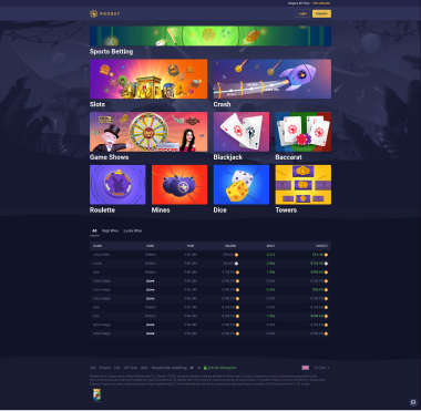 Roobet Site Preview